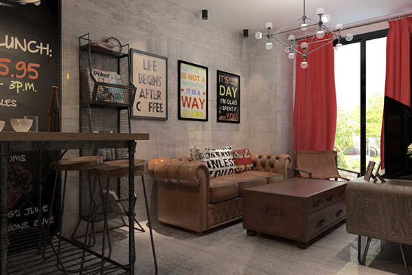 如何打造工业风酒店设计1