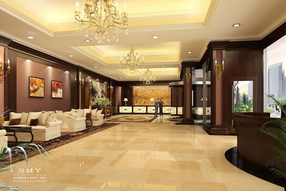 南充精品酒店大堂设计