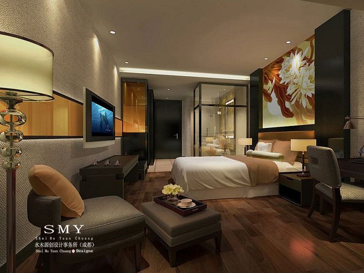 乐山精品酒店房间装饰设计