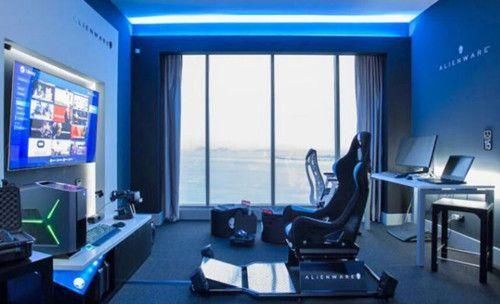 希尔顿电竞主题酒店客房设计