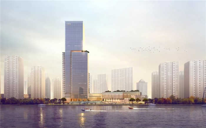 永嘉三江立体城希尔顿酒店建筑外观设计