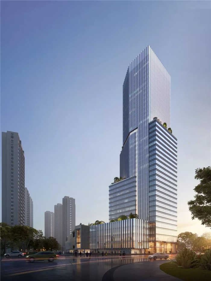 永嘉三江立体城希尔顿酒店建筑外观设计