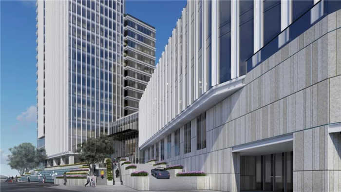 永嘉三江立体城希尔顿酒店建筑外观设计