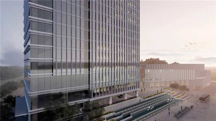 永嘉三江立体城希尔顿酒店建筑外墙设计