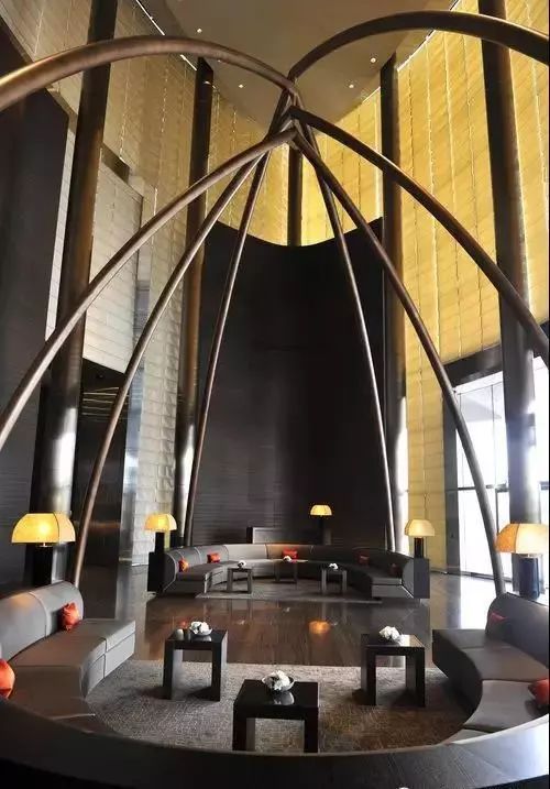 Armani Hotel Dubai酒店大堂设计装修图片