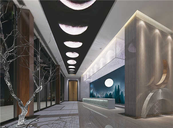 商务酒店前台装修技巧