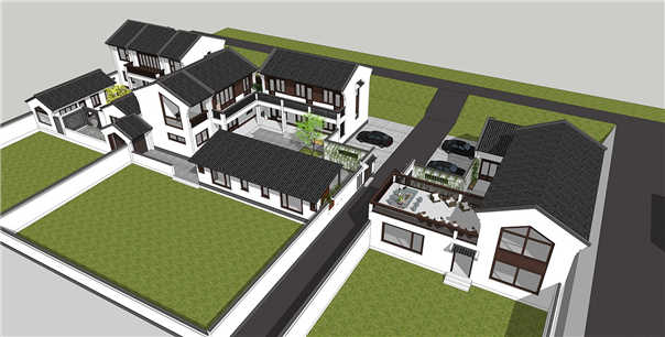 民宿酒店设计-建筑图