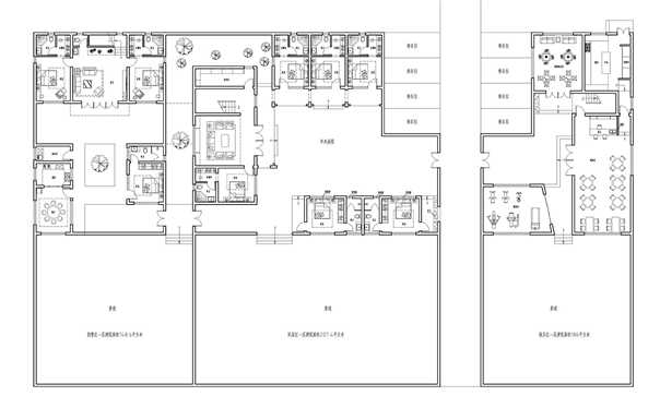 民宿酒店设计-平面图