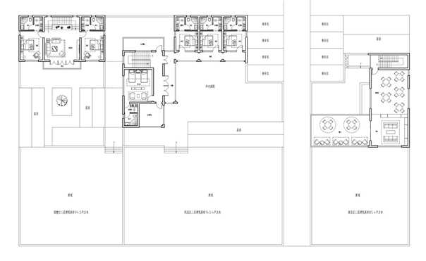 民宿酒店设计-平面图