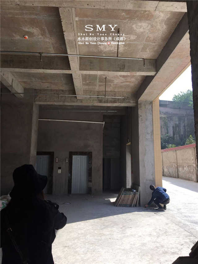 壹品壹号酒店装修拆除工地现场-1楼大厅