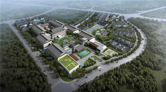 温泉酒店建筑外观设计