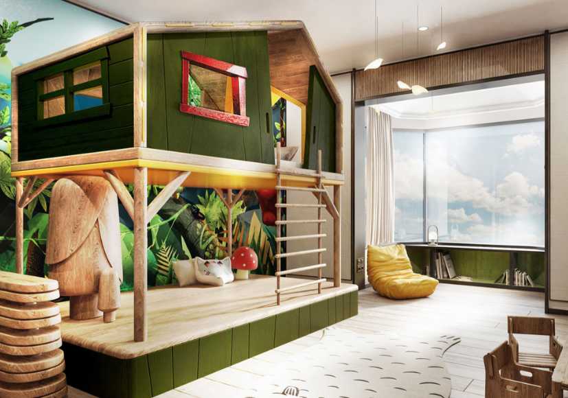 亲子主题酒店客房