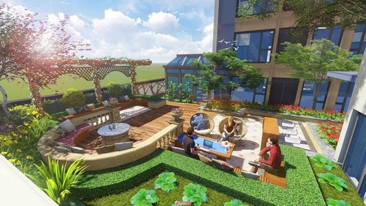 酒店顶层设计成屋顶花园