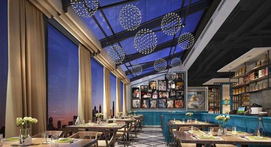 简约酒店在餐饮装修设计