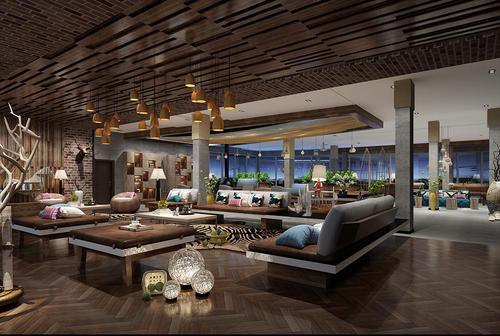 酒店设计效果、酒店设计案例