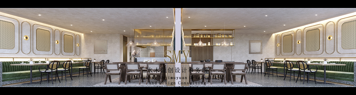 民宿餐厅设计效果图