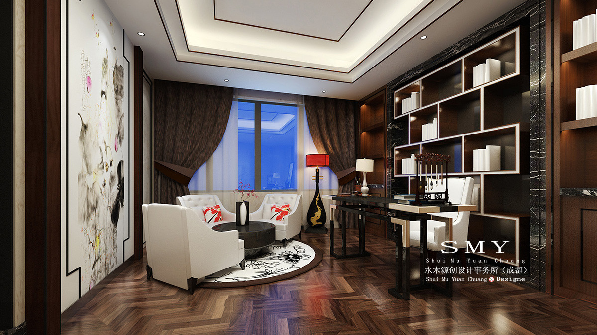 酒店豪华客房会客室