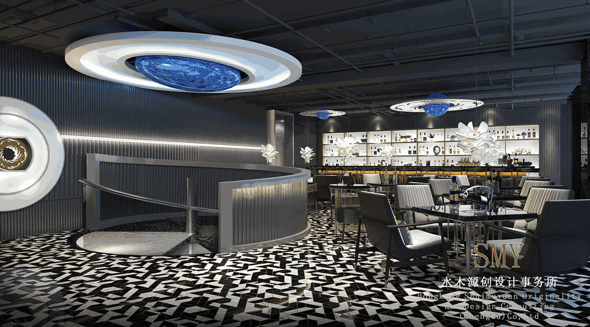 成都酒店水吧设计效果图