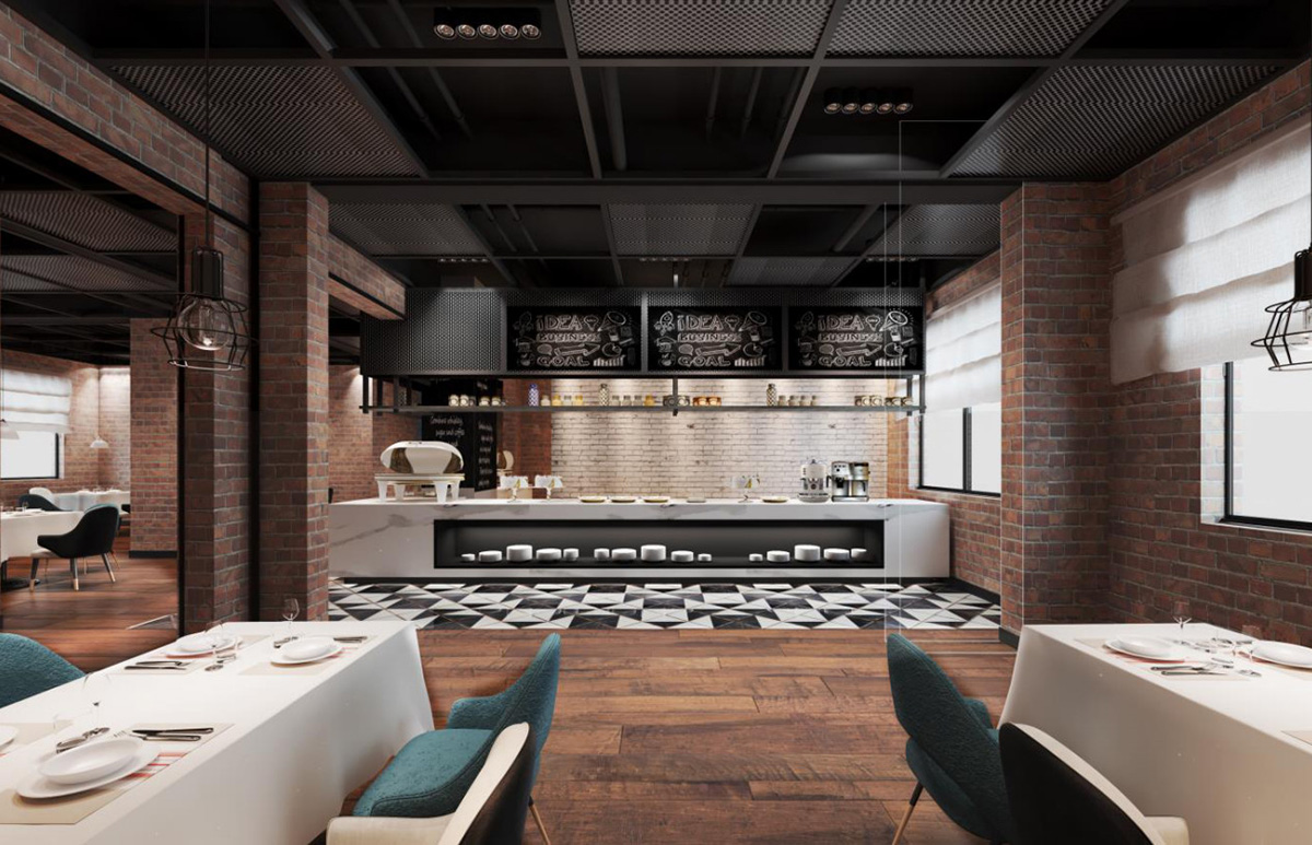 酒店西餐装饰，酒店西餐设计效果