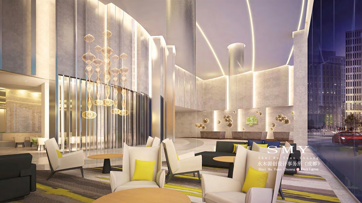 成都酒店前台大堂设计
