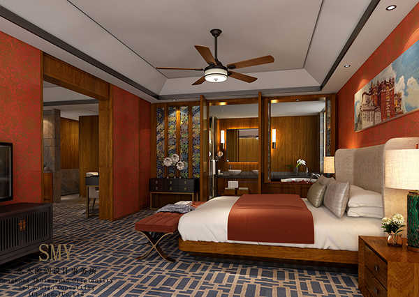 酒店设计睡眠区域设计案例效果图