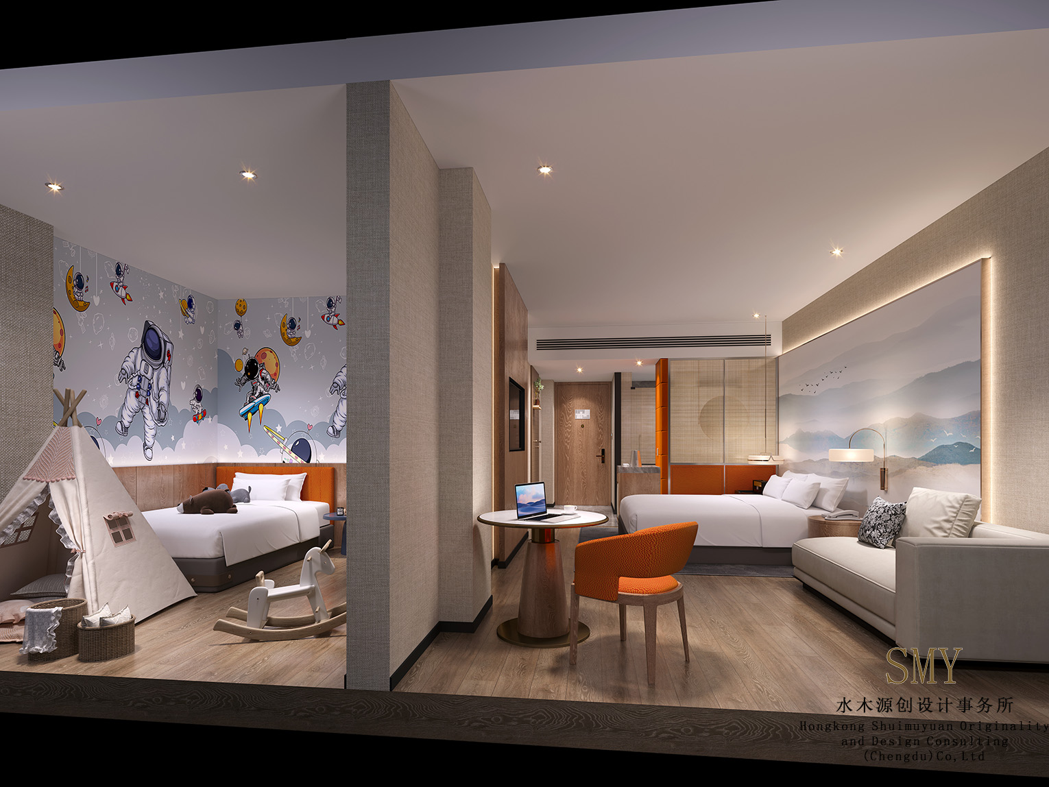 云南酒店亲子客房装修设计·客房装修设计